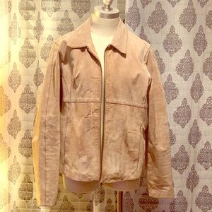 Wilson leather women's tan suede jacket